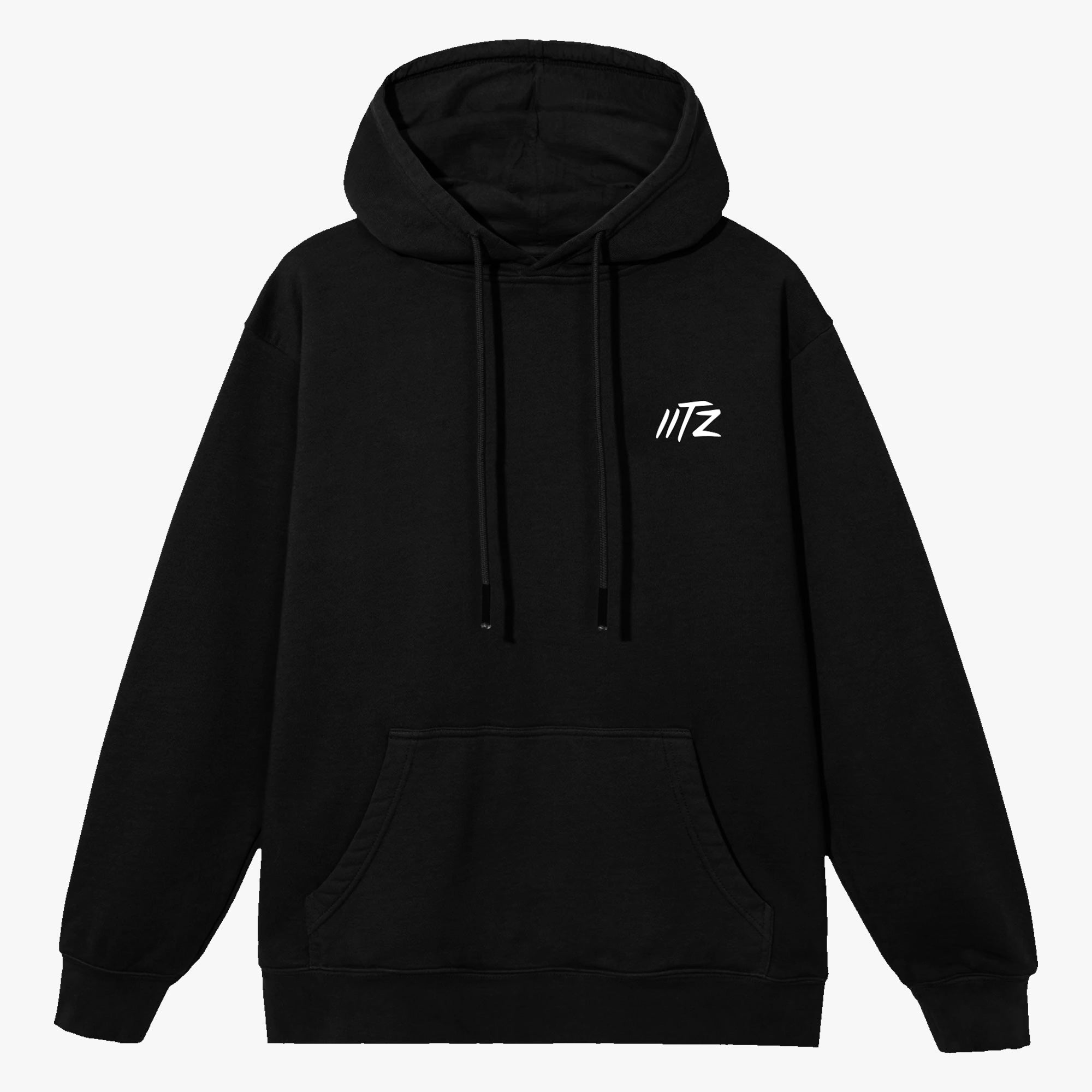 Black hotsell hoodie merch