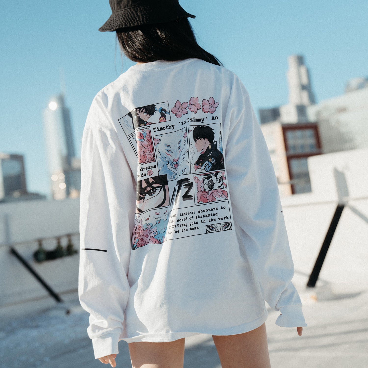 Where Dreams Are Made White Long Sleeve