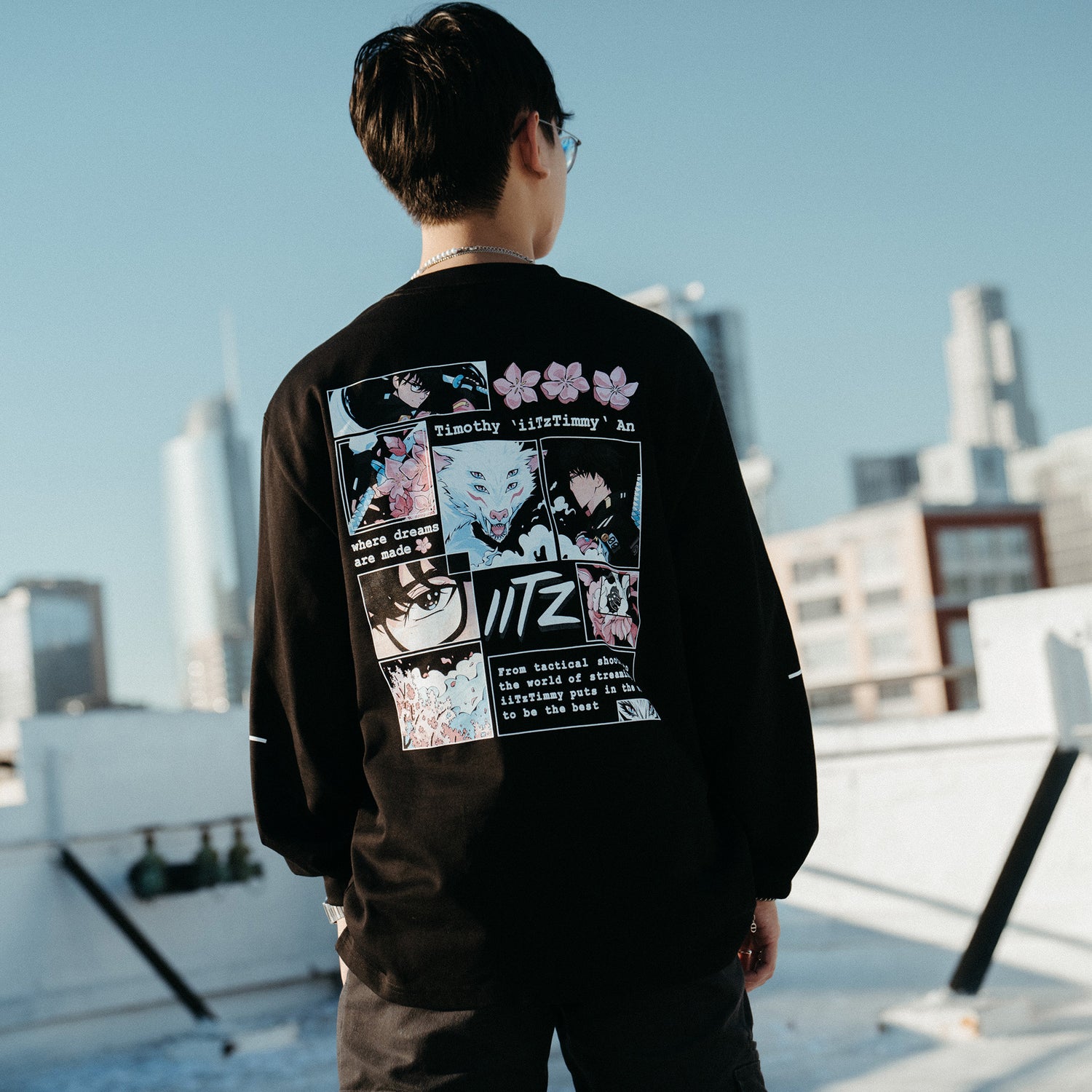 Where Dreams Are Made Black Long Sleeve